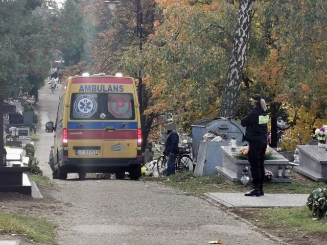 Wypadek na Cmentarzu Komunalnym we Włocławku - zdjęcie ilustracyjne