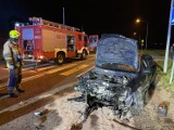 Wypadek w Bogumiłowicach. Za kierownicą pijany 22-latek z gminy Rząśnia