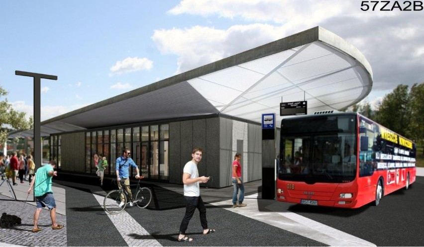 Zwycięska koncepcja nowego dworca autobusowego w Piekarach...