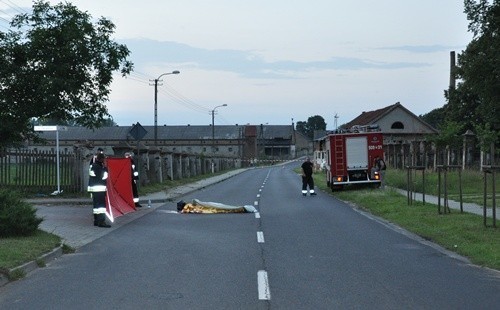 Wypadek na drodze z Kwilcza do Sierakowa...