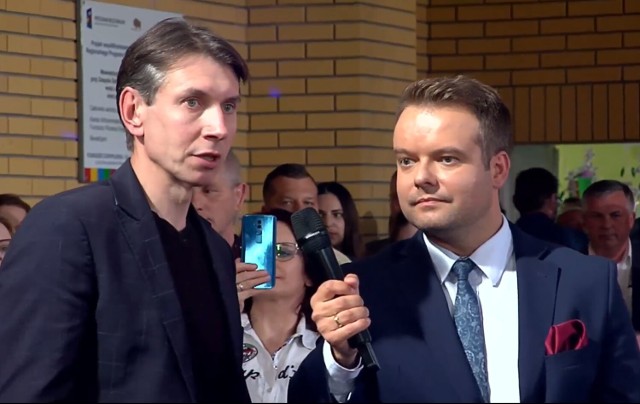 Marcin Kleczkowski (na zdj. po lewej) zapytał prezesa PiS o listy w wyborach samorządowych