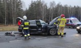 Ranna kobieta w wypadku na chociwelce. Kierowca porsche uciekł. Szuka go policja 