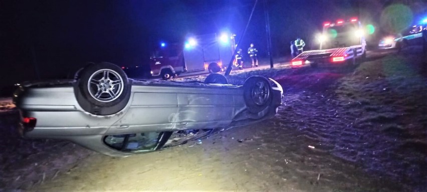 Kolizja z udziałem BMW serii 5. Kierowca był pod wpływem alkoholu