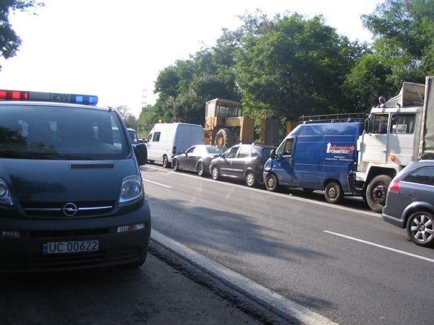Wypadek na ulicy Bałtyckiej w Poznaniu