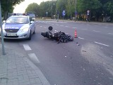 Chełm: Potrącenie motocyklisty na skrzyżowaniu AK i Ogrodowej