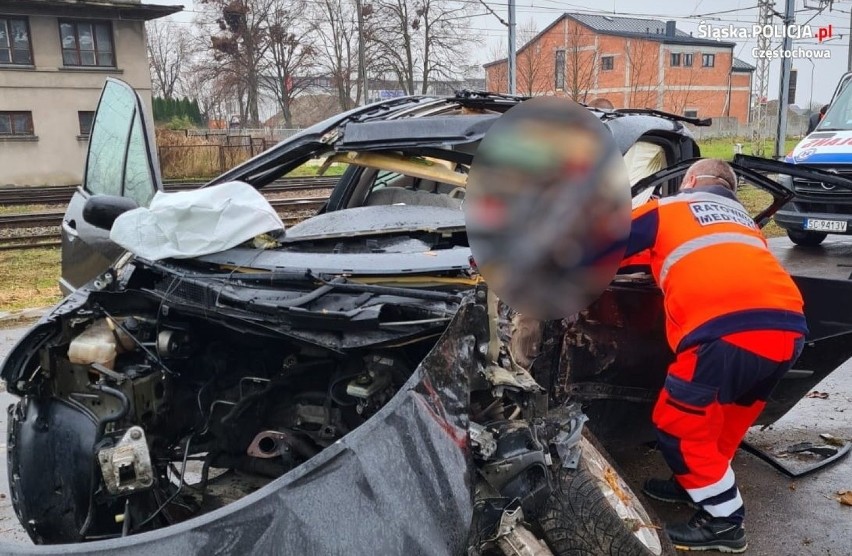 Groźnie wyglądający wypadek w Koniecpolu. Niedoświadczony...