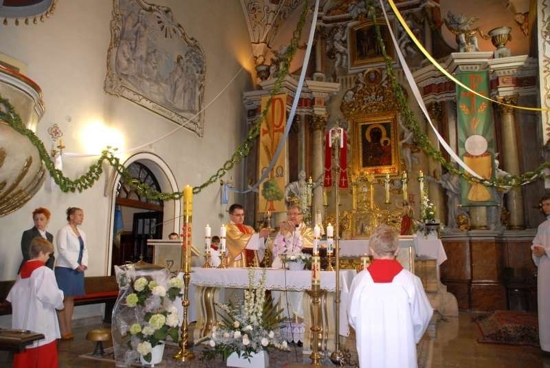 Pierwsza Komunia św. w parafii Ścięcia św. Jana Chrzciciela w Pleszewie