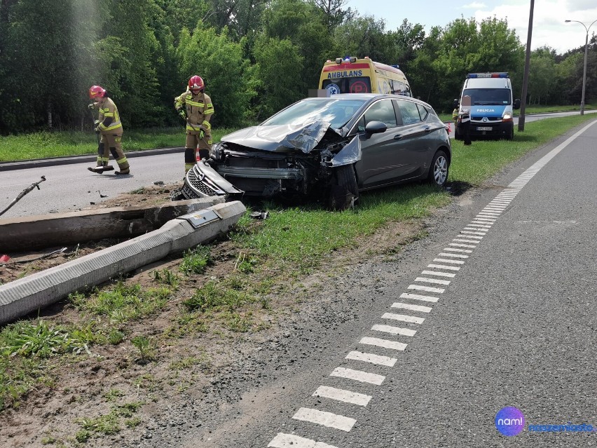 Wypadek na P2 we Włocławku