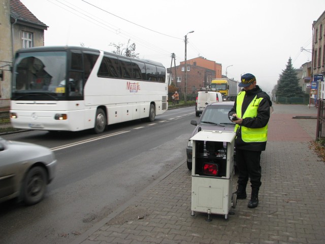 W Wieszowie przy DK 94 strażnicy gminni też mogą kontrolować prędkość