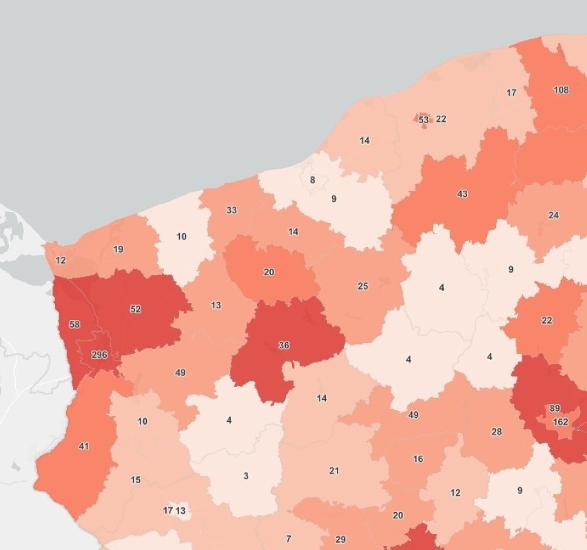 Aktualne dane o zachorowaniach na koronawirusa w Szczecinie,...