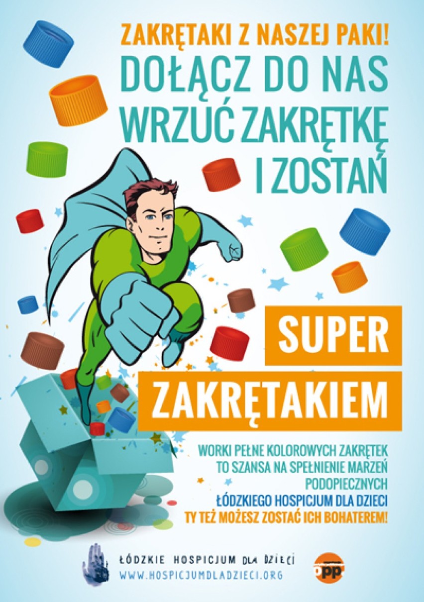 Bełchatów": Policjanci zebrali nakrętki dla łódzkiego hospicjum