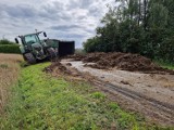 Dwóch pijanych za kółkiem. Jeden wjechał w znak, drugi nie zapanował nad ciągnikiem i przyczepą 