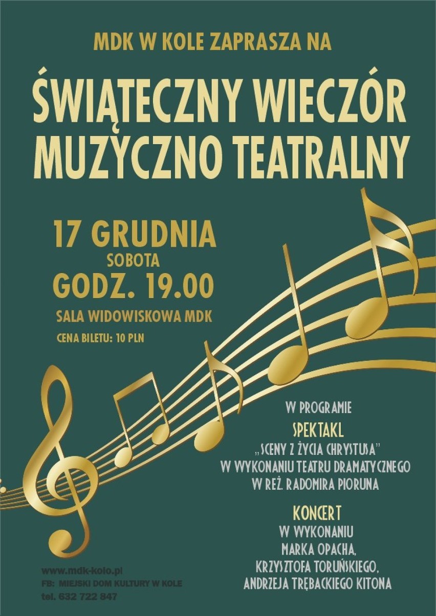 Świąteczny Wieczór Muzyczno-Teatralny
17 grudnia 2016...