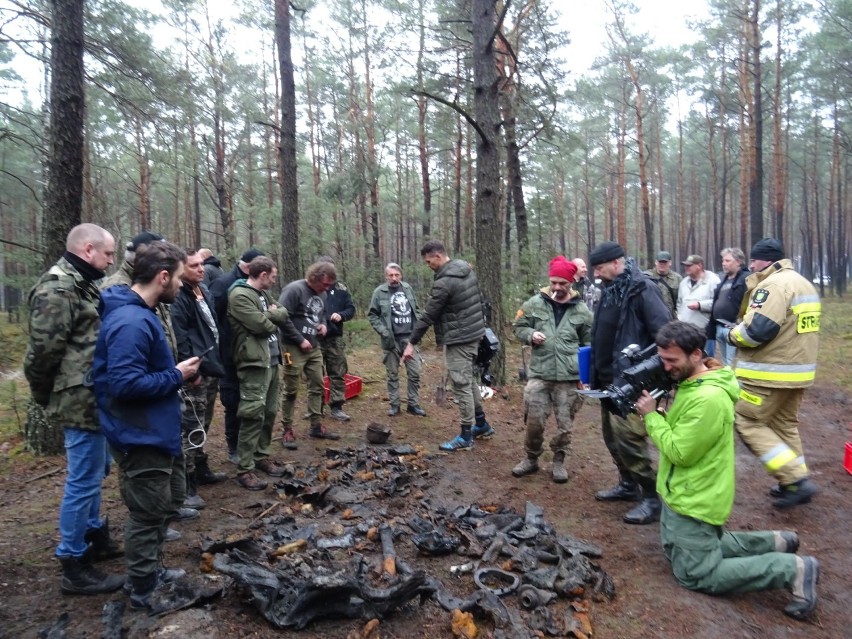 Poszukiwacze historii na tropie rakiety V-2 pod Cekowem