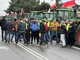 Protest rolników w Skarszewie. Do gospodarzy dołączyli myśliwi. ZDJĘCIA