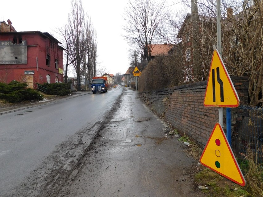 Okolice ul. Żeromskiego w Wałbrzychu 2 lata temu, podczas...