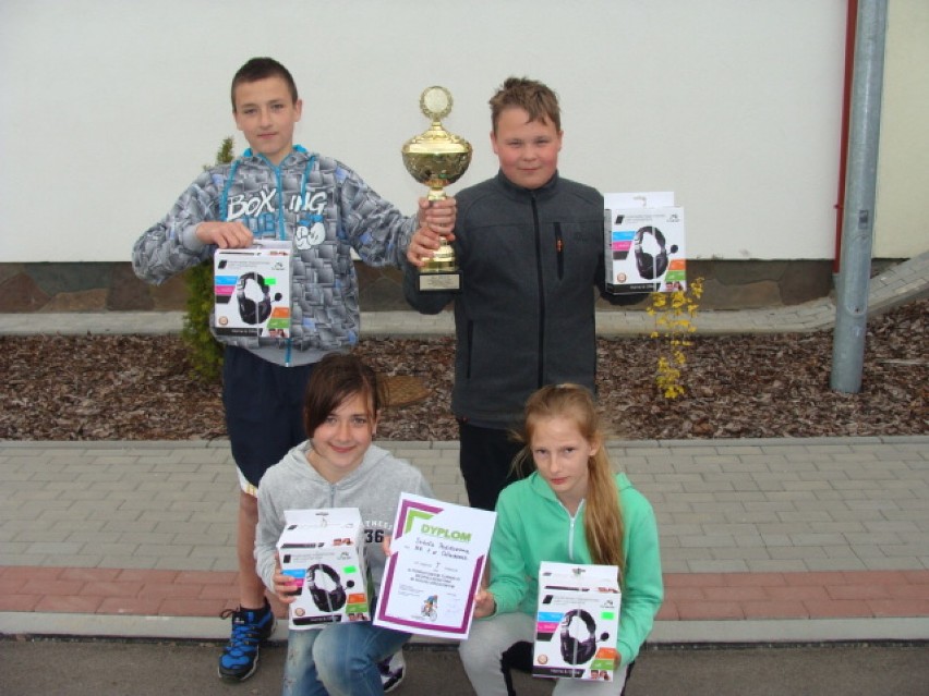 Turniej BRD  szkół powiatu człuchowskiego odbył się miasteczku ruchu drogowego w Czarnem