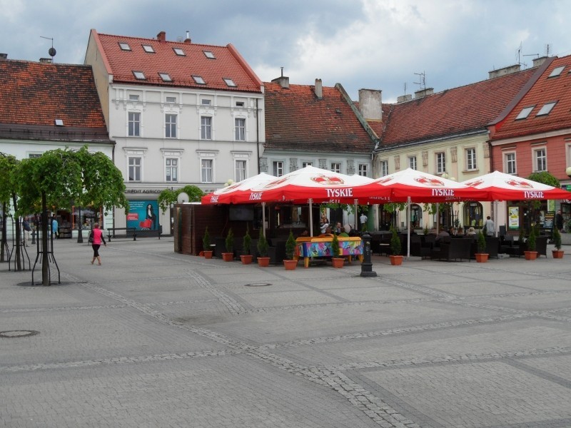 Ogródek piwny clubu Allinone w Mikołowie