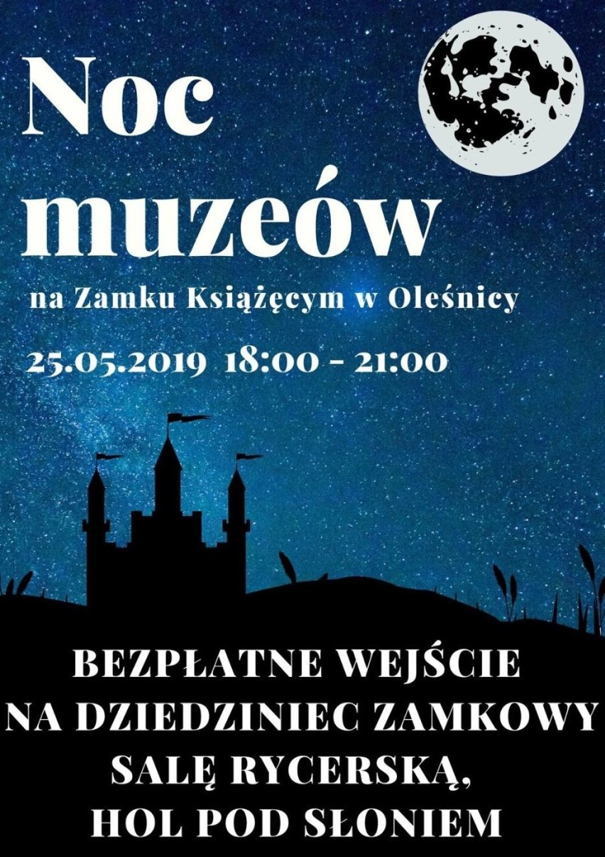 Zamek Książęcy w Oleśnicy w ramach Nocy Muzeum już dziś...