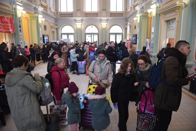 Dworzec PKP w Przemyślu.