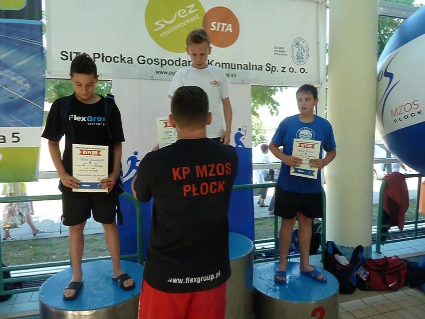 Sukcesy zawodników UKP Wodnik Włocławek podczas IV rundy Płockiej Ligi Pływania