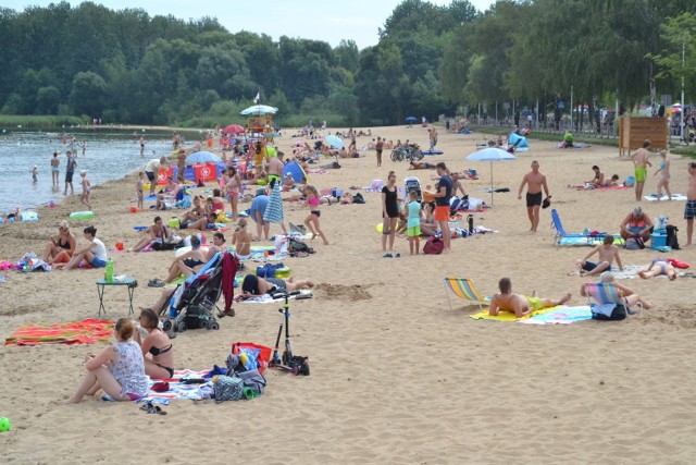 Nad Pogorią III w wakacje możemy spotkać mnóstwo plażowiczów