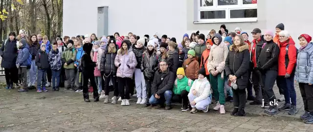 W inowrocławskim  rajdzie uczestniczyło około 130 uczniów ze szkół podstawowych wraz z opiekunami oraz turyści indywidualni