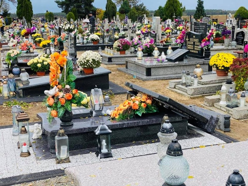 Zdewastowano cmentarz parafialny w Luboszycach