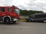 Wypadek na S8 pod Pabianicami. Ranni [FILM ZDJĘCIA]