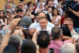 Prezydent Andrzej Duda odwiedził Bolesławiec,  zobaczcie zdjęcia