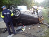 Wypadek w Łącku. Jedna osoba trafiła do szpitala