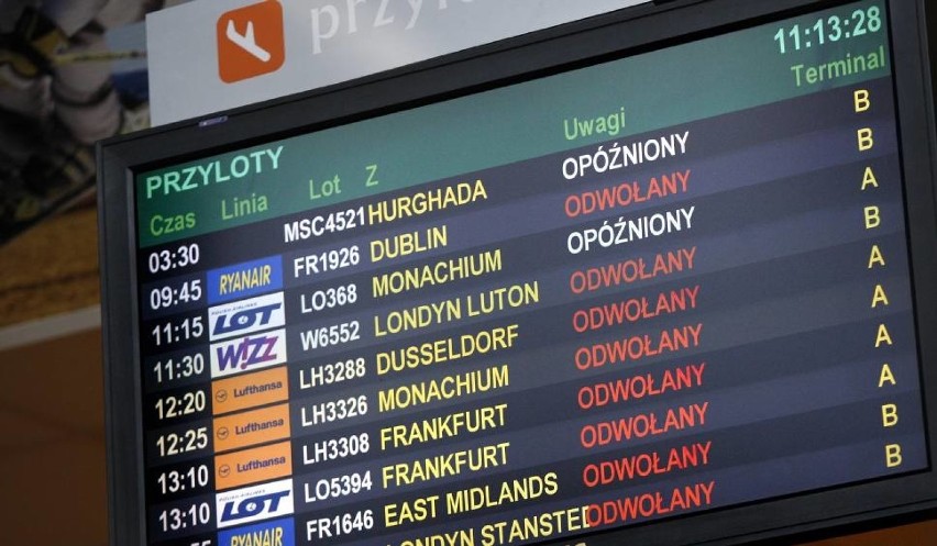 Ranking najczęściej opóźnionych lotów. W pierwszej „50” są rejsy z Krakowa i Warszawy. Sprawdź które