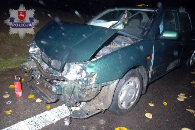 Podkrasne: pijany kierowca spowodował wypadek. Miał ponad 3 promile