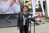 Michał Kołodziejczak na gnieźnieńskim Rynku podsumował kampanię wyborczą