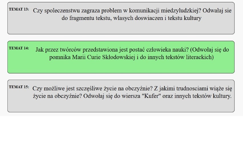 Matura ustna 2017 polski: Pytania na maturze ustnej z polskiego [PYTANIA]