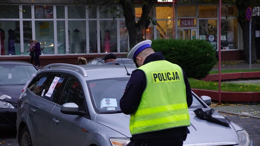 Samochodowy Strajk Kobiet w Sławnie [ZDJĘCIA]