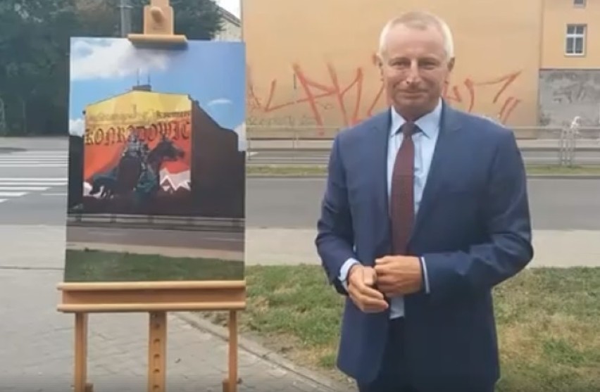 Nowy mural przy ulicy Staszica w Inowrocławiu [zdjęcia]