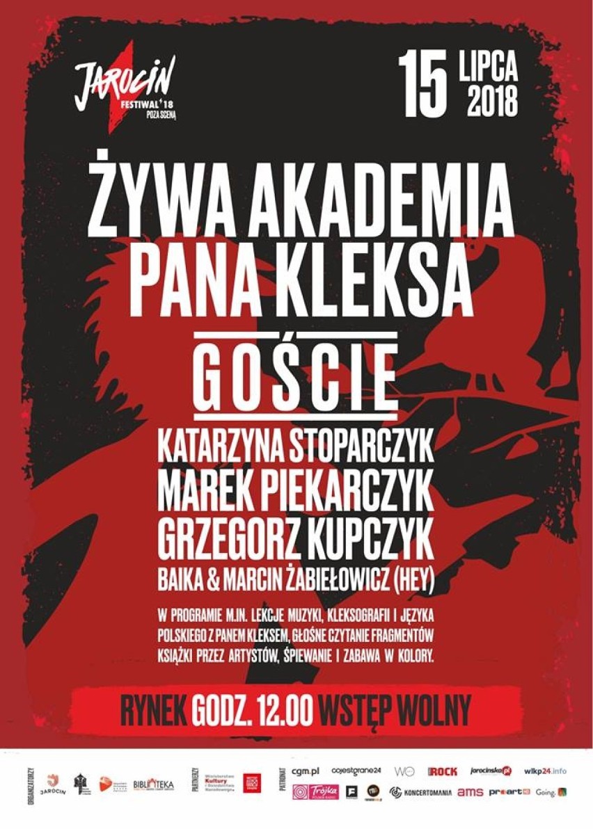 Jarocin Festiwal 2018: Niezbędnik uczestnika festiwalu [LINE-UP, DOJAZD, MAPA, PLAN WYDARZEŃ]