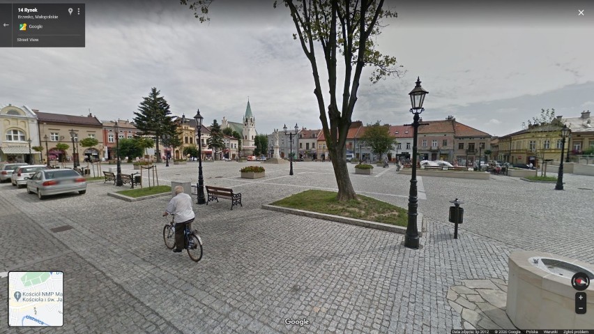 Brzesko na zdjęciach Google Street View