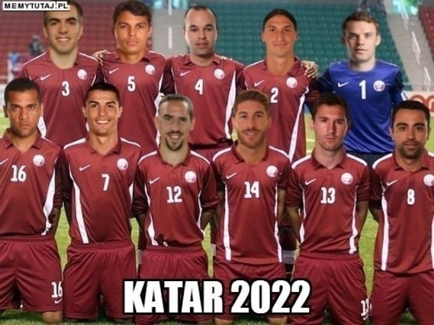 Memy po losowaniu grup mistrzostw świata w Katarze 1.04.2022 r. Góralski czeka na Messiego. FIFA zawsze razem, czyli Infantino z szejkami