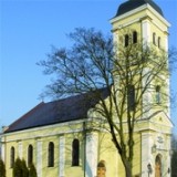 Kościół pw. NMP Wspomożycielki Wiernych w Szamocinie. Trwa remont