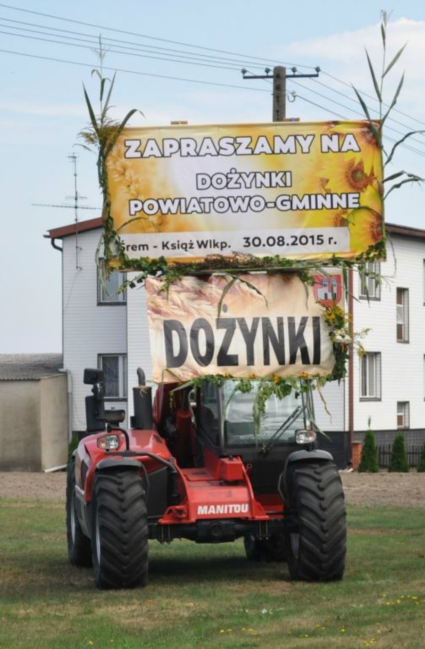 Dożynki w Książu Wlkp.:korowód przeszedł ulicami miasta
