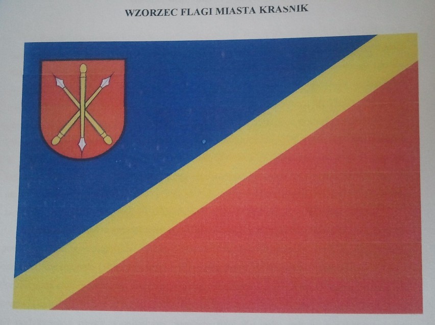 Wzorzec flagi miasta Kraśnik
