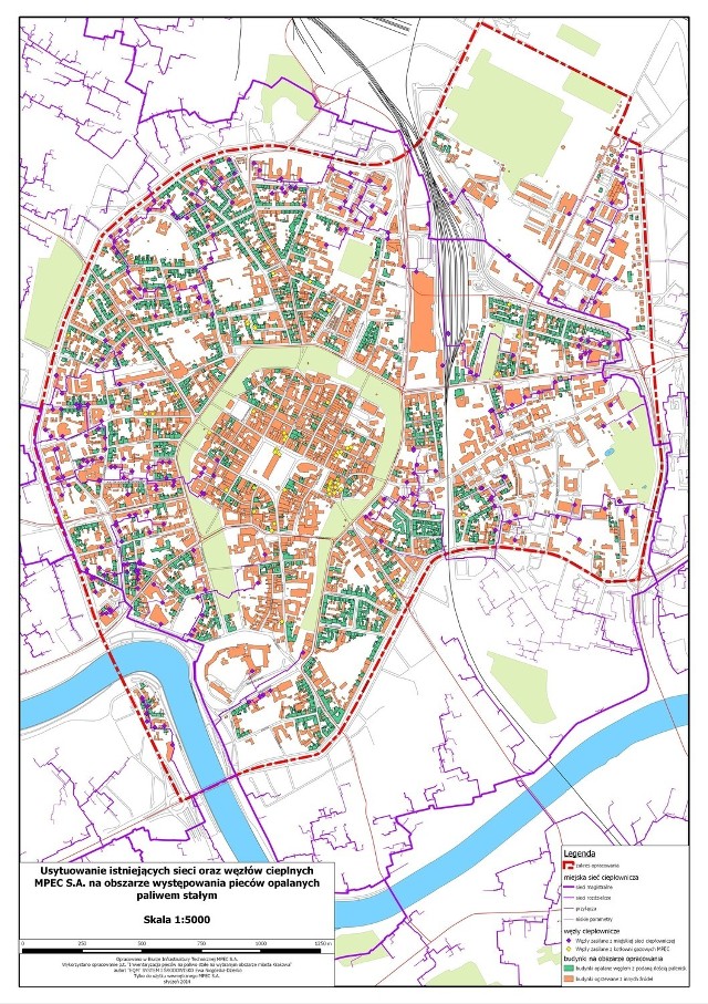 Mapa dostępna na stronie internetowej www.bezpiecni.pl ma pokazać właścicielom domów, w których pali się węglem, jaką mają możliwość podpięcia się do sieci. Pokazuje również, jak dużo rur ciągle brakuje.