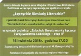 "Łęczyckie Biesiady Literackie" tym razem o Indiach