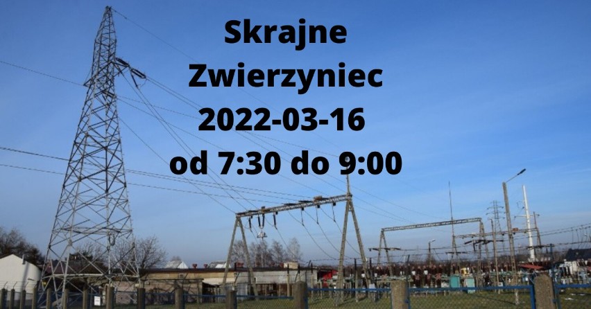 Wyłączenia prądu Wieluń, Działoszyn i okolice. Gdzie zabraknie energii w marcu?