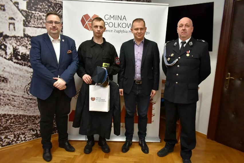 Strażak z OSP w Sobinie doceniony za bohaterski czyn