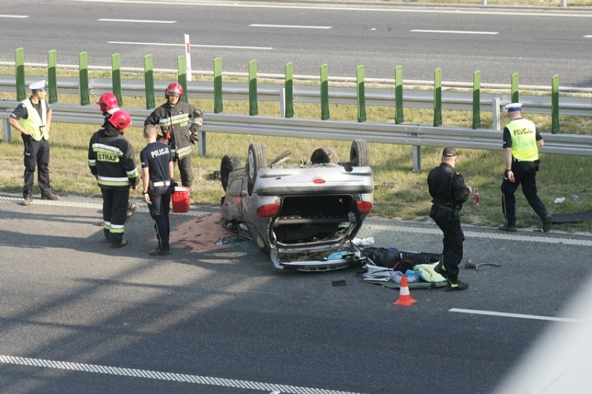 Wypadek na Drodze Ekspresowej S3 w Legnicy.