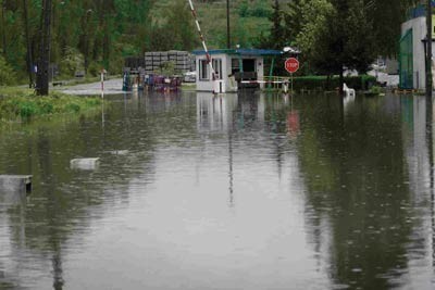 Na ulicy Kluczborskiej było ponad pół metra wody