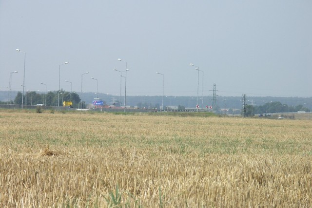 Tereny wzdłuż autostrady A4